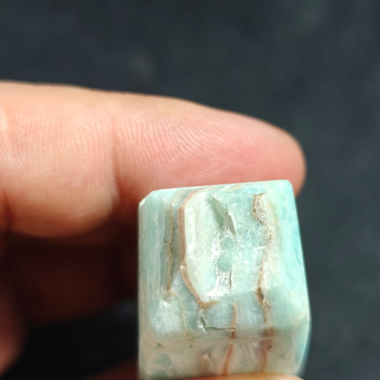 Blue Aragonite Tower 81 Grams.