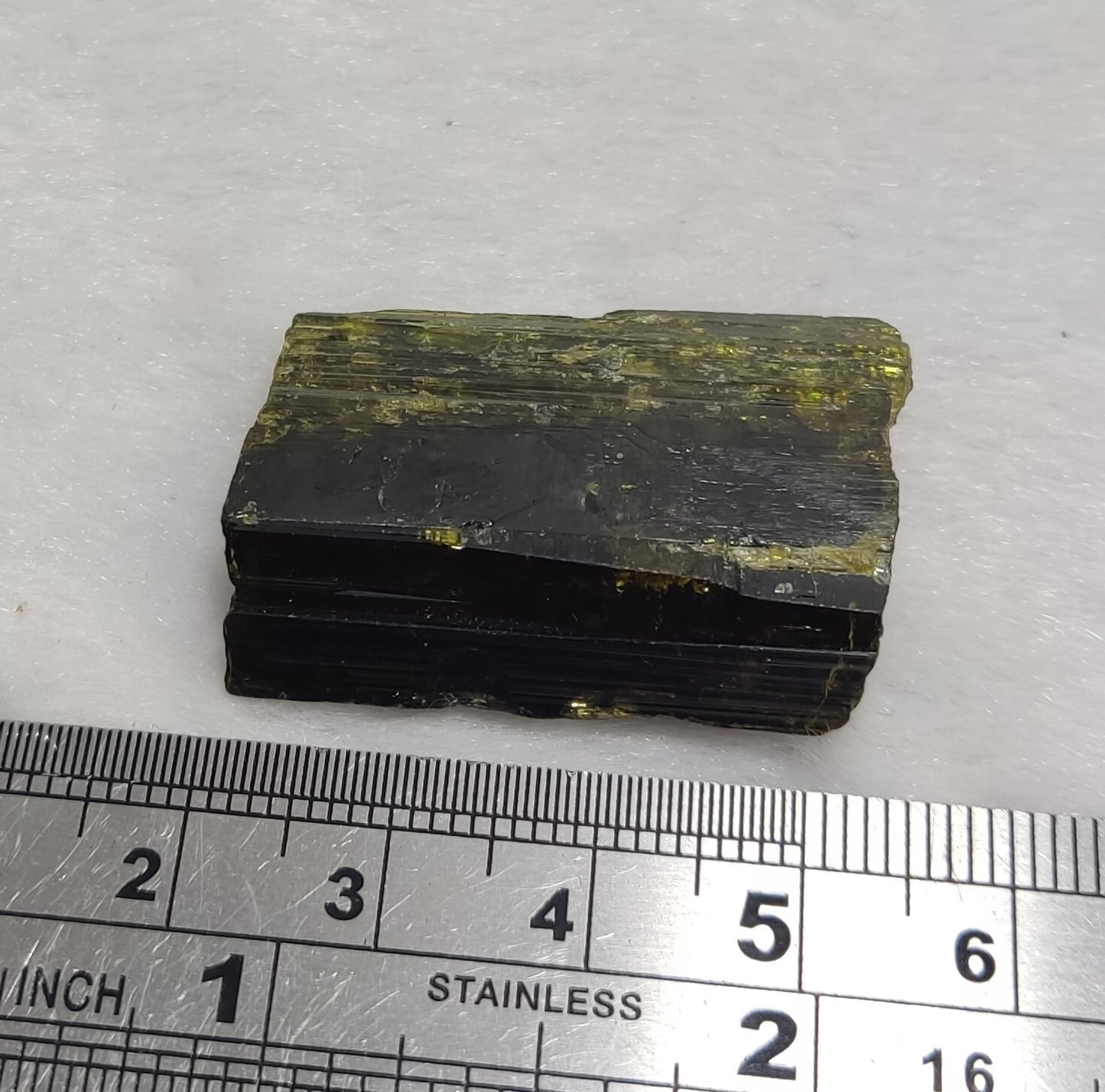 An Aesthetic specimen of epidote crystal 17 grams