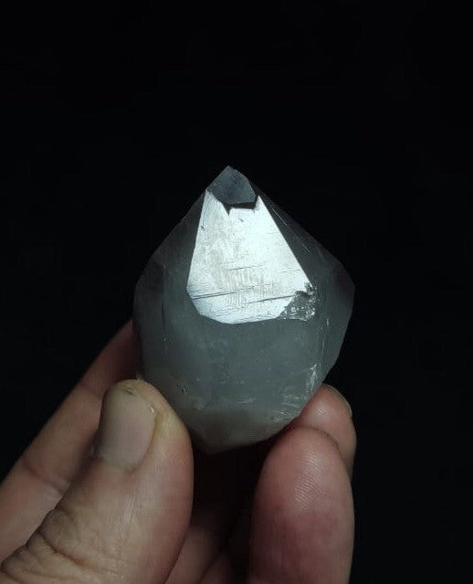 Natural Smoky Phantom Quartz Crystal 91 Grams.