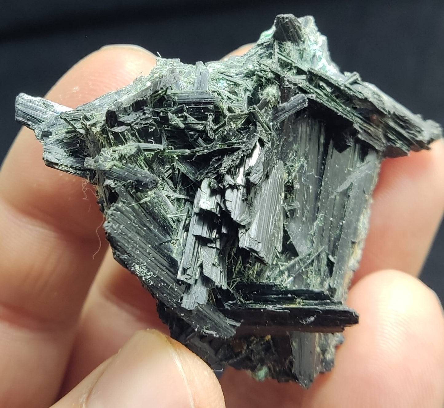 An Aesthetic specimen of epidote crystal 49 grams