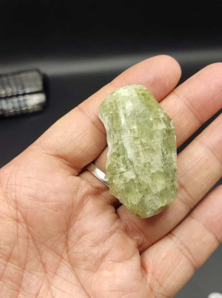 Green Diopside crystal 48 grams