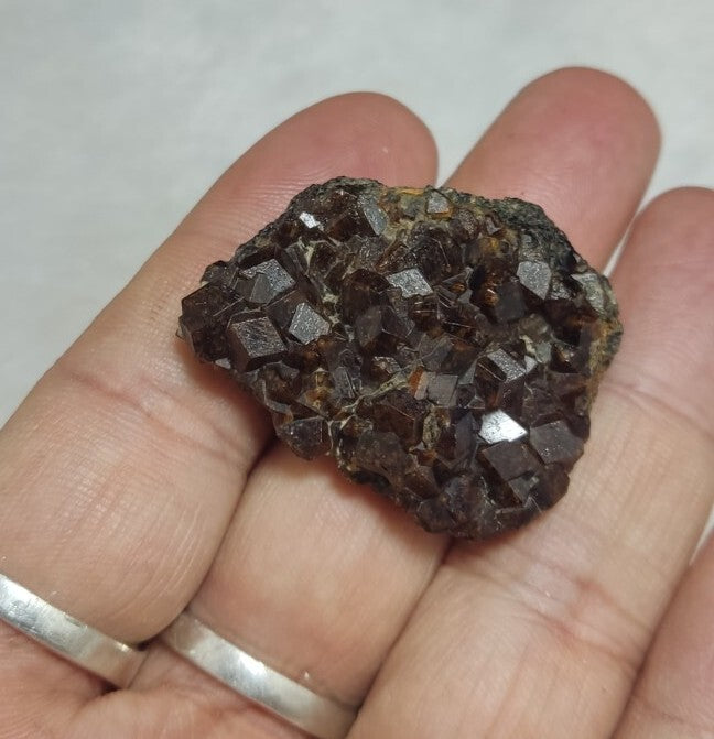 Natural Andradite Garnets Cluster 33 grams