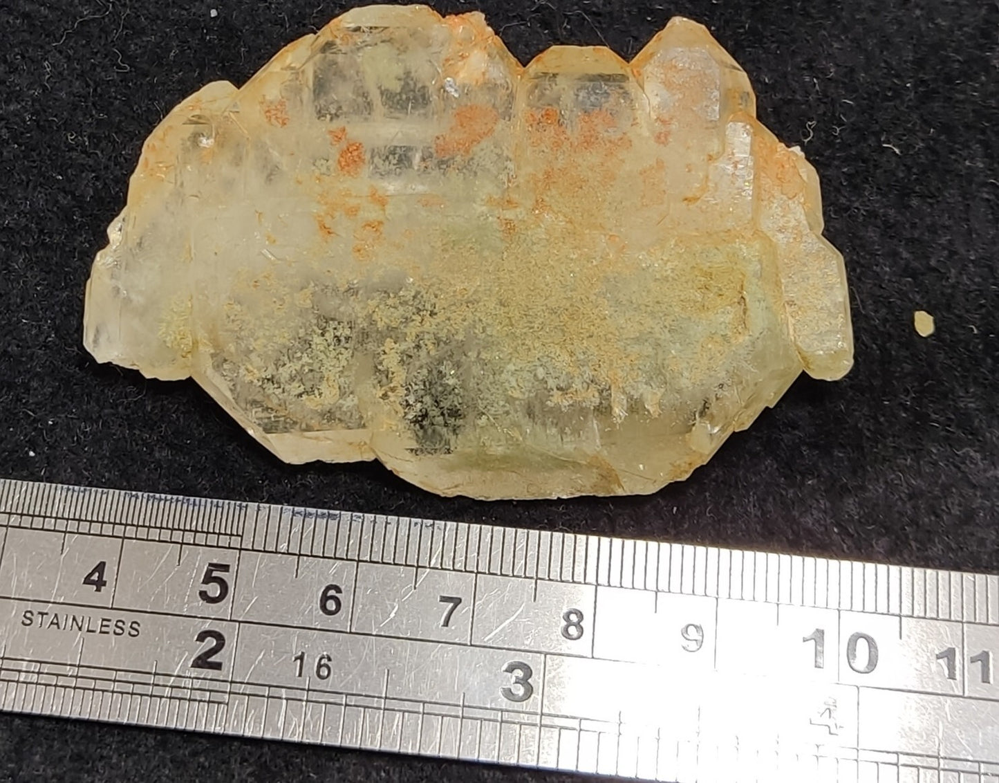 An Aesthetic terminated specimen of Faden Quartz crystal 47 grams