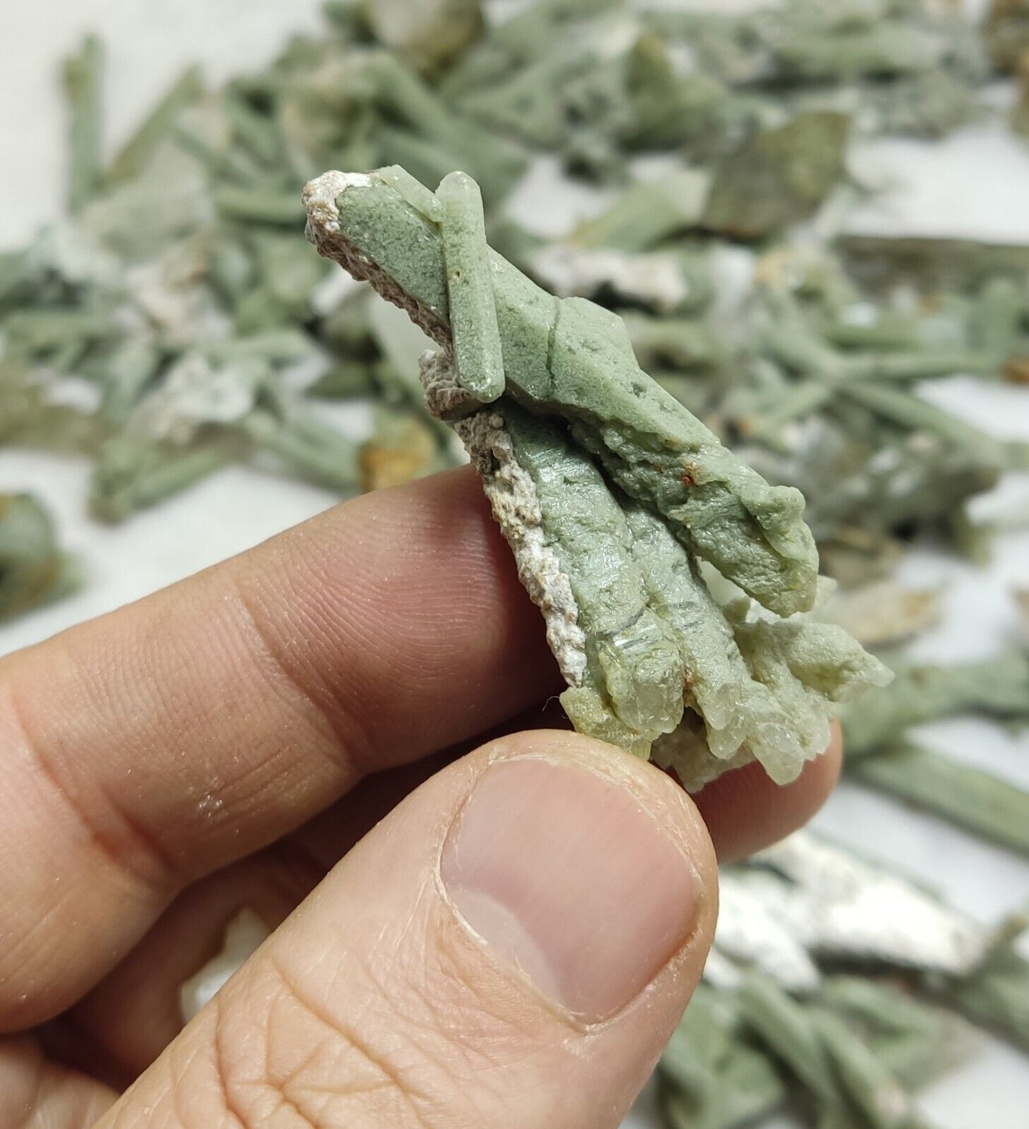 470 grams Chlorite Quartz crystals