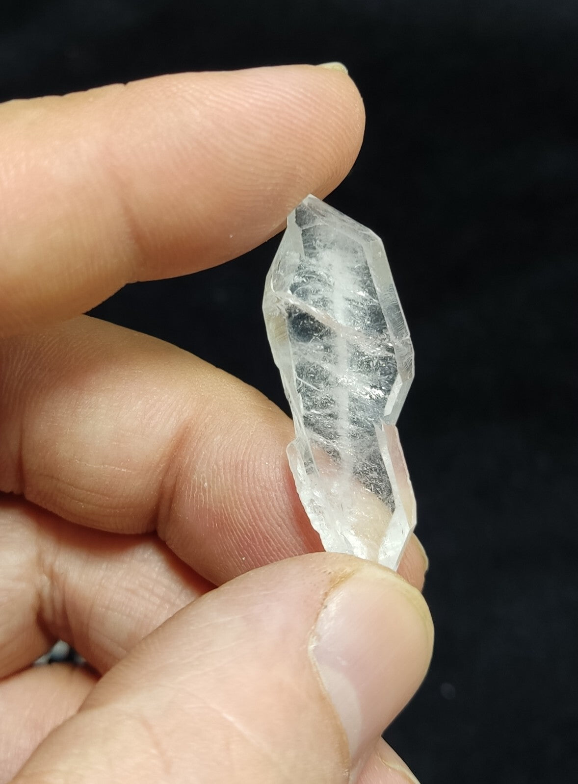 80 grams, 10 Pieces Faden quartz Crystals