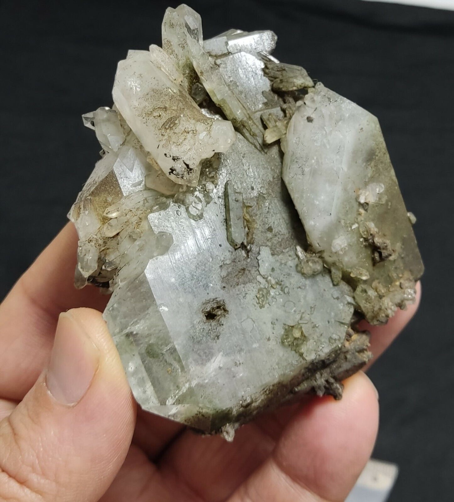 An Aesthetic Natural beautifully terminated Chlorite Quartz crystal 163 grams
