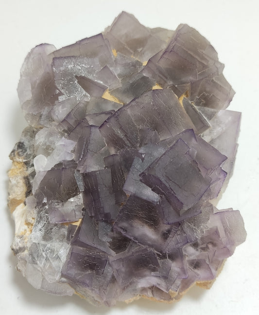 An amazing specimen of cubic light purple color Fluorite 706 grams