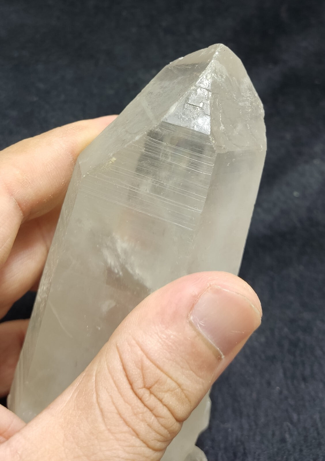 An Aesthetic terminated specimen of Quartz crystal 463 grams