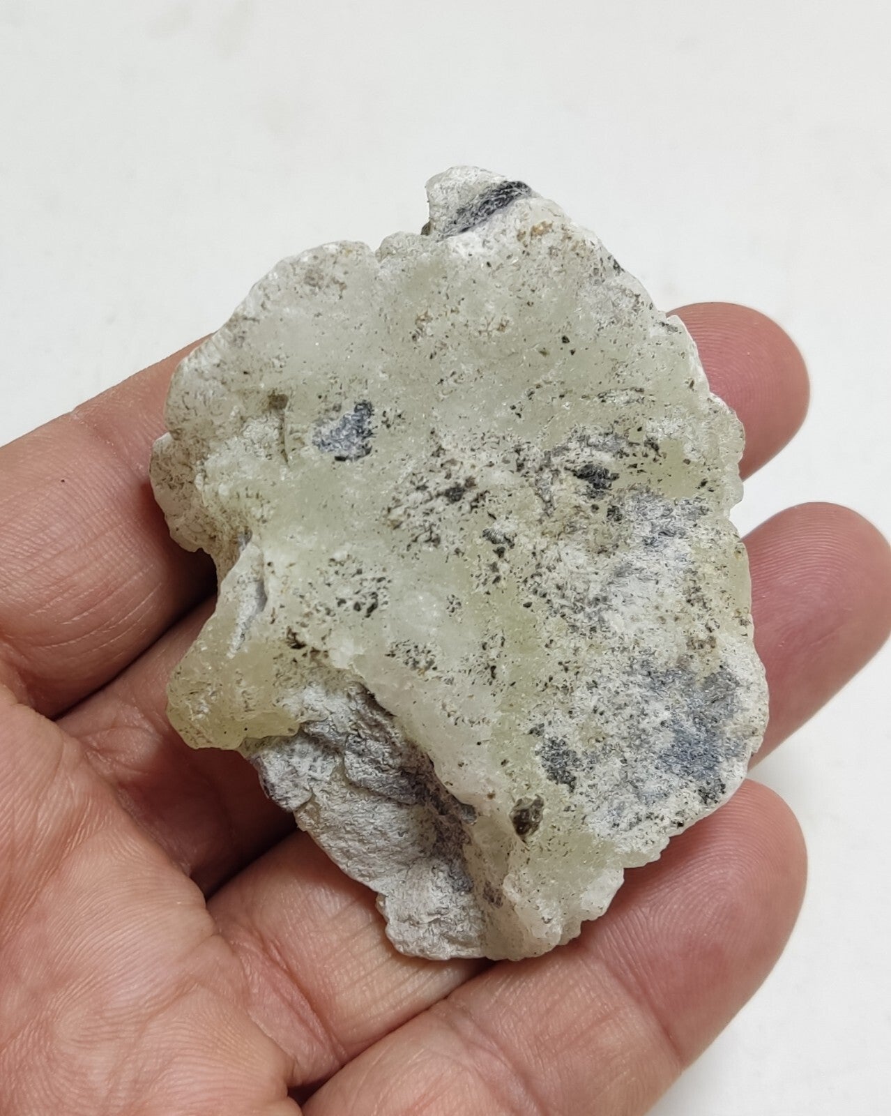 An Aesthetic Natural specimen of brucite with chromite 85 grams