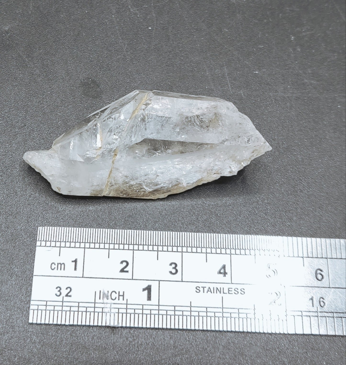 An Aesthetic terminated specimen of Faden Quartz crystal 20 grams
