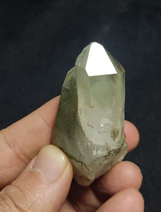 Natural Chlorite Quartz Crystal 65 Grams.