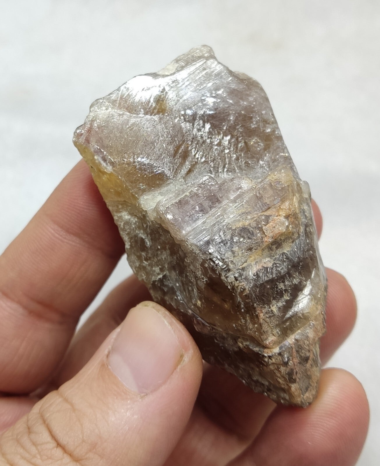 Natural axinite crystal 84 grams