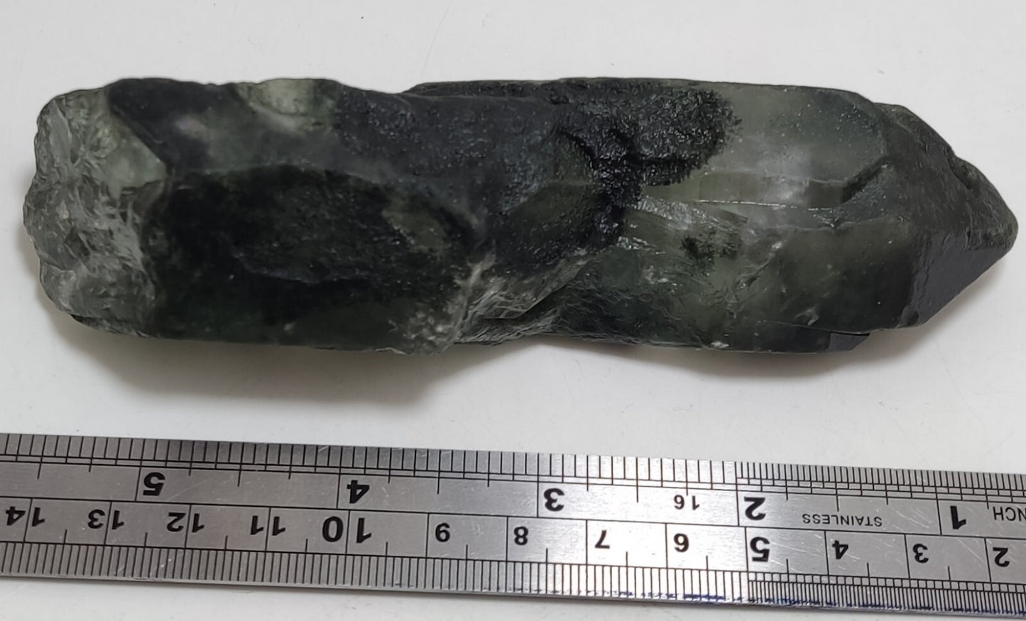 An Aesthetic Natural beautifully terminated chlorite Quartz specimen 260 grams