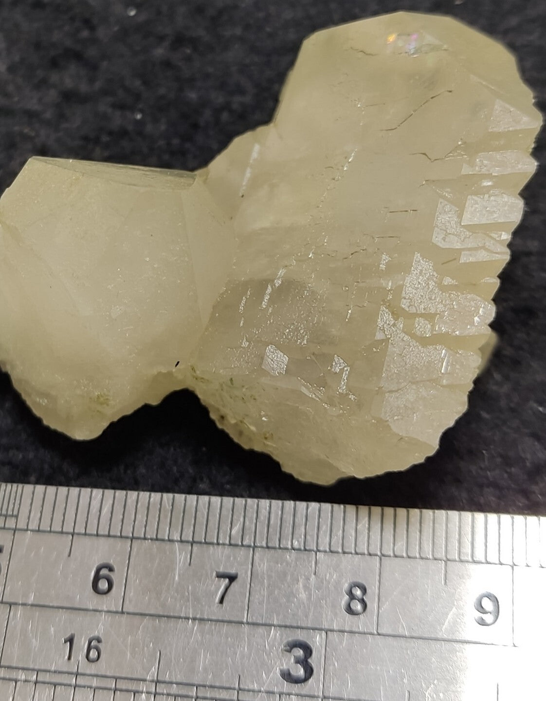 An Aesthetic Natural beautifully terminated gwindel Quartz specimen 47 grams