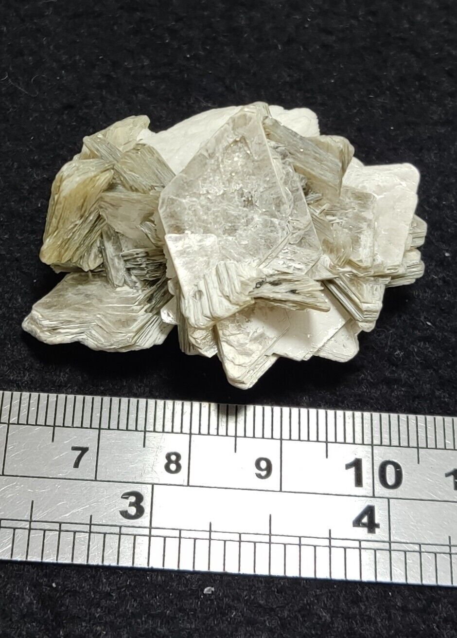 An Aesthetic combo specimen of feldspar, Tourmaline, muscovite 28 grams