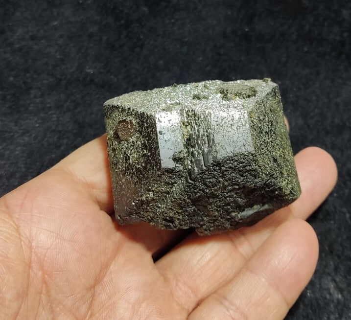 Dark Green Lusterous Epidote Crystal 226 grams