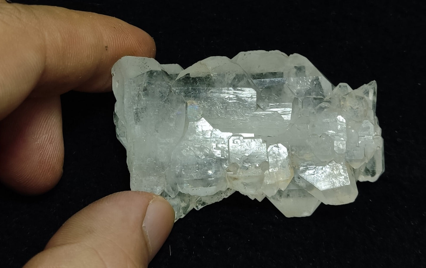 An Aesthetic terminated specimen of Faden Quartz crystal 62 grams