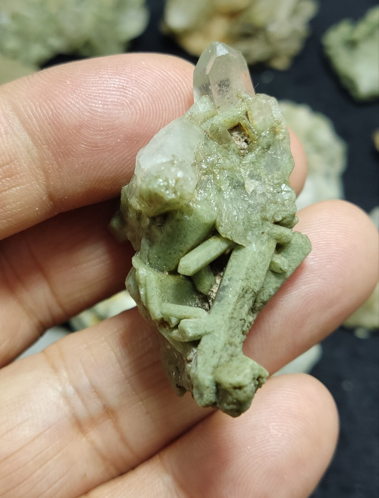 480 grams Chlorite Quartz crystals