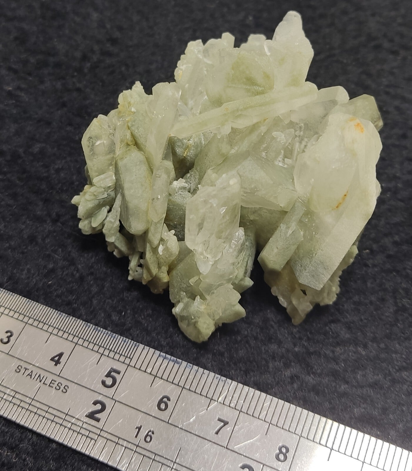 An Aesthetic specimen of chlorite Quartz cluster with brookite 62 grams
