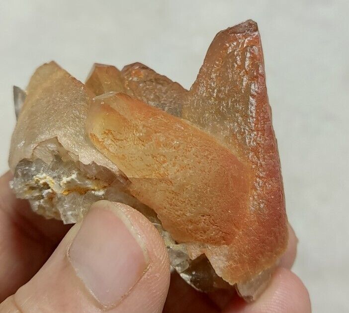 An Aesthetic Naturally terminated specimen of dogtooth calcite 93 grams