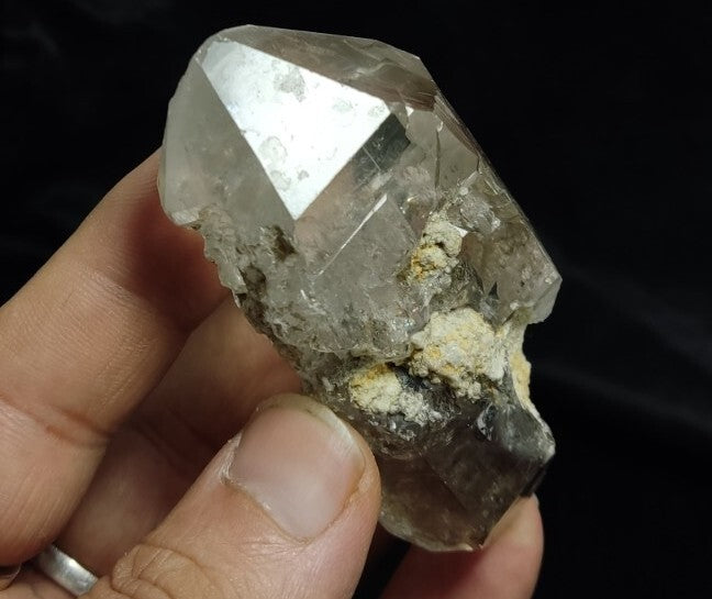Gwindel Like Double Terminated Light Smoky Quartz 115 grams