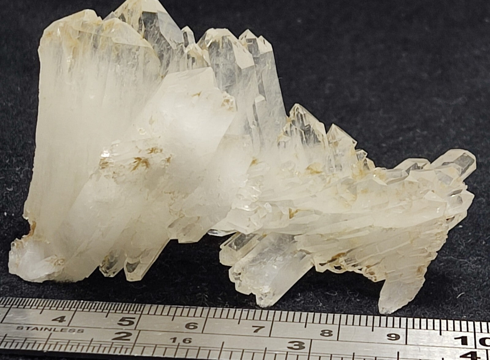 An Aesthetic terminated specimen of Quartz cluster 71 grams