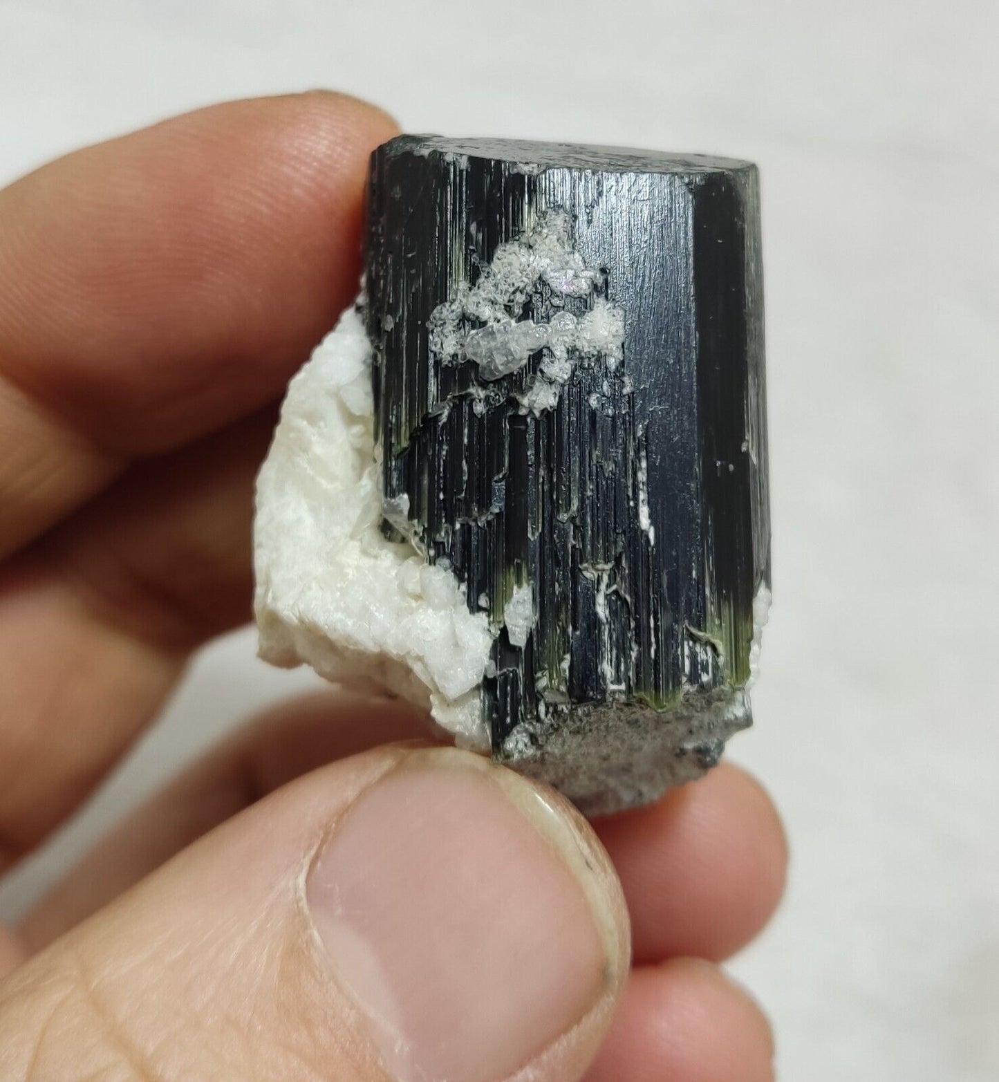 An Aesthetic Natural beautifully terminated tourmaline crystal 40 grams
