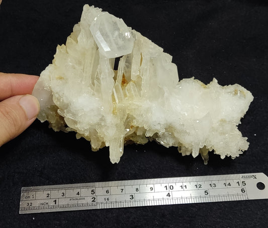An Aesthetic Natural beautifully terminated Quartz cluster 505 grams