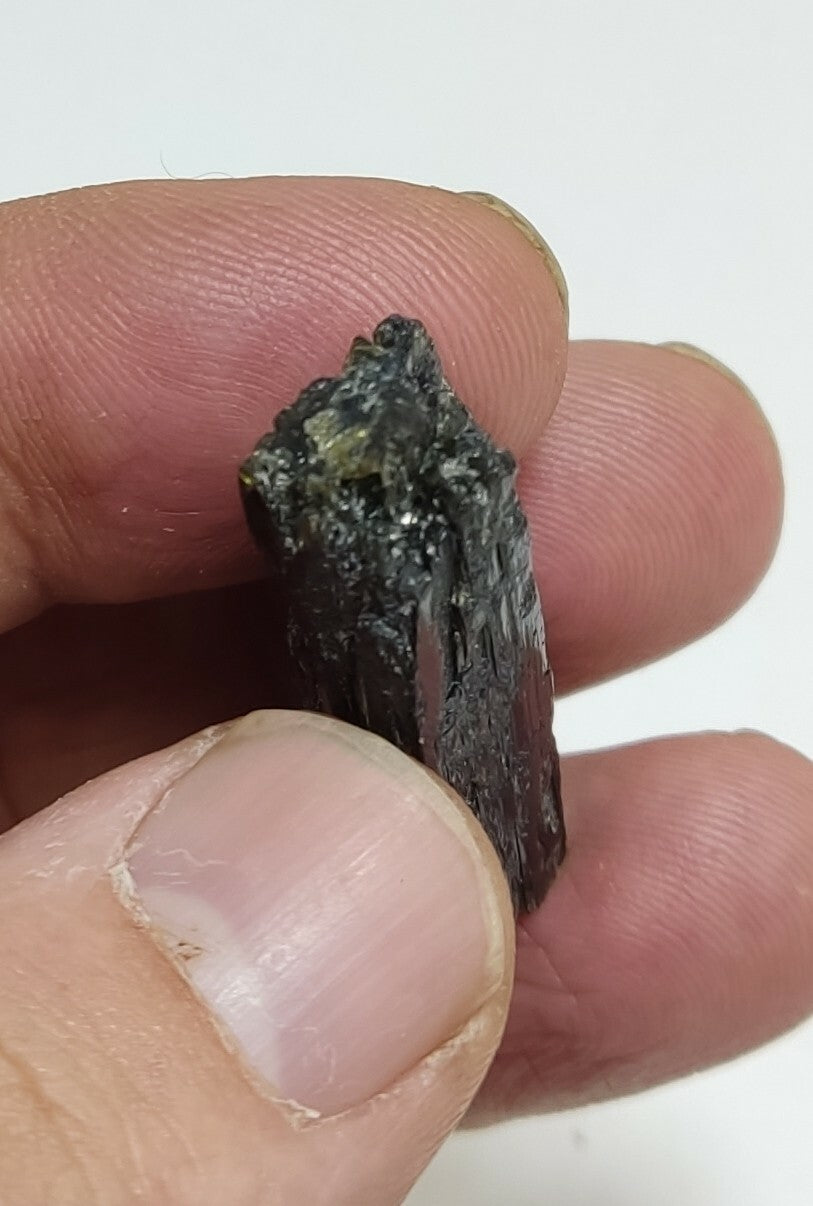 An aesthetic specimen of epidote crystal 12.5 grams