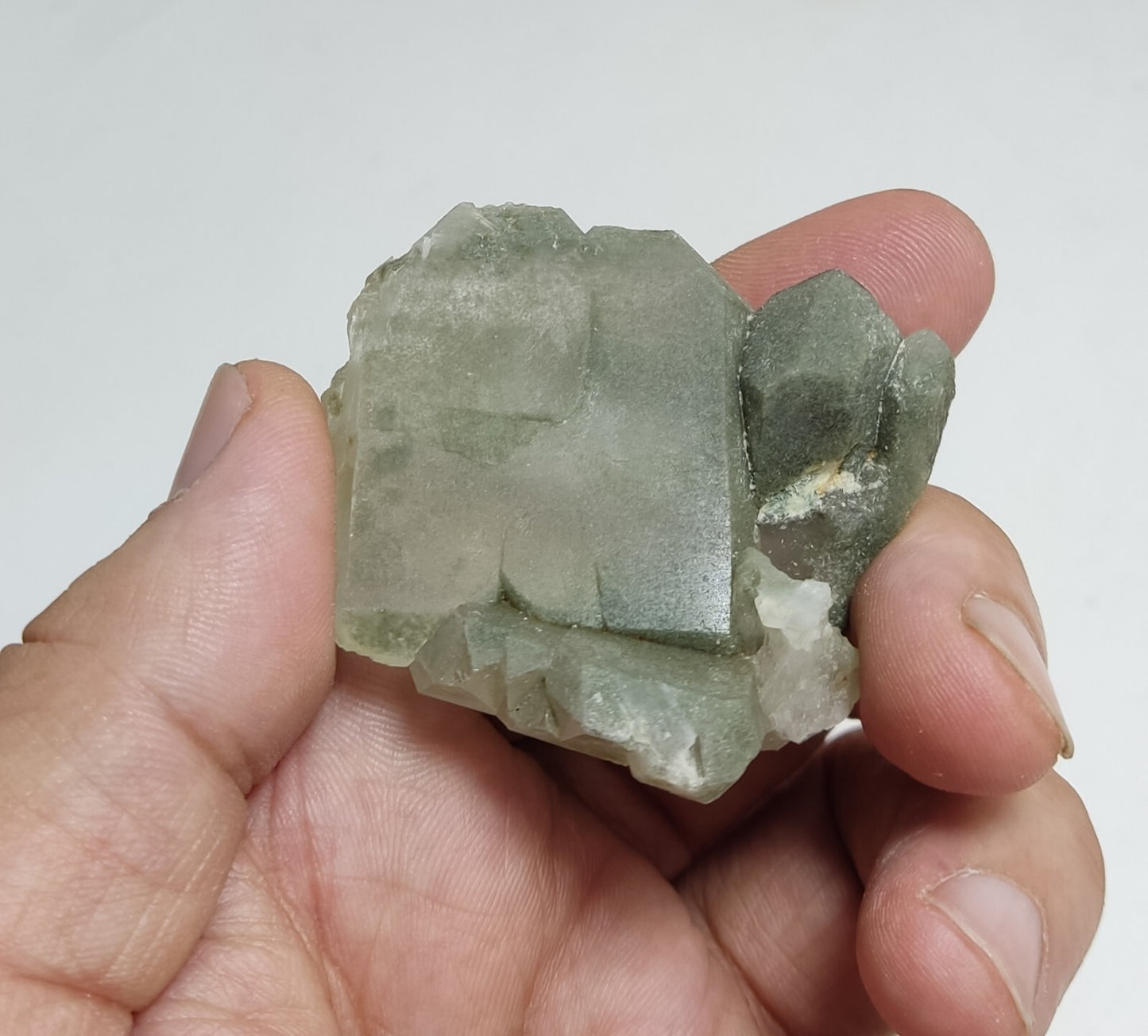 An Aesthetic Natural beautifully terminated Chlorite Quartz specimen 57 grams