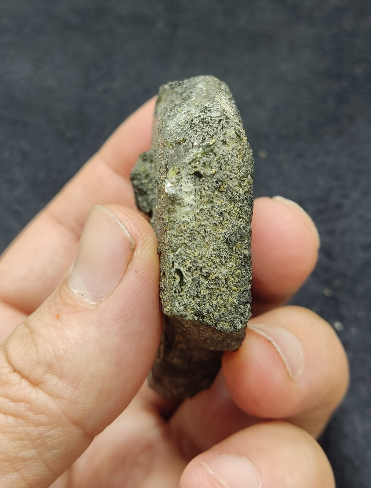 An Aesthetic Natural terminated epidote crystal specimen 111 grams