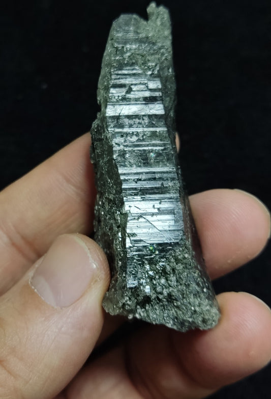 An Aesthetic Natural terminated Chlorite Quartz crystal specimen 39 grams