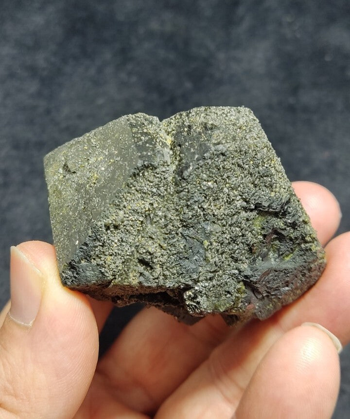 Dark Green Lusterous Epidote Crystal 226 grams