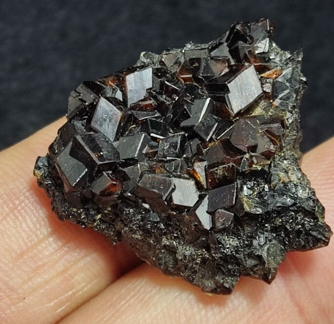 Thumbnail Natural Andradite Garnets Cluster 15 grams