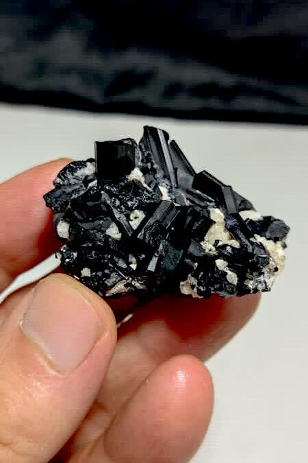 Black tourmaline cluster 38g, 5x3x2cm