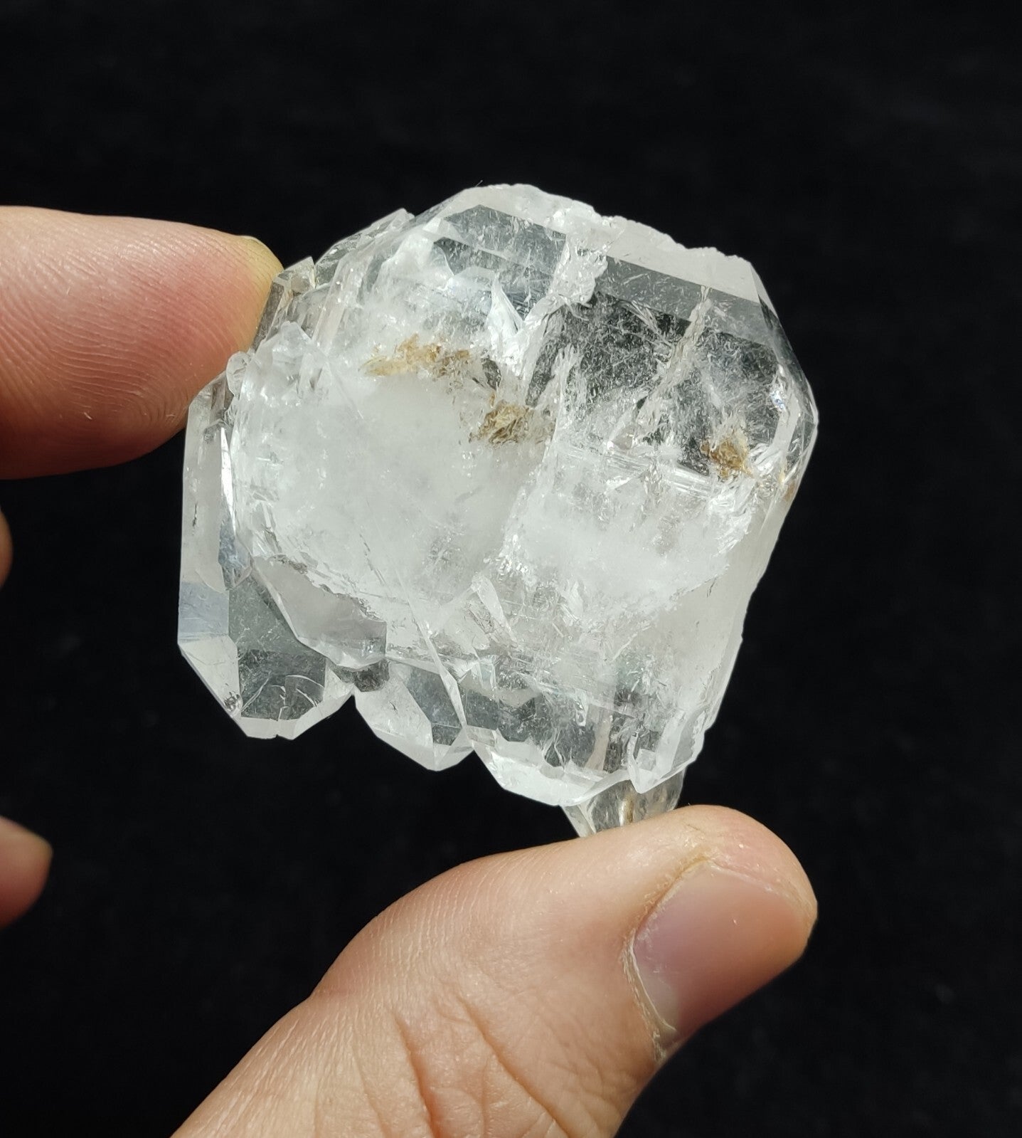 A very Aesthetic Natural beautifully terminated Faden Quartz crystal 38 grams