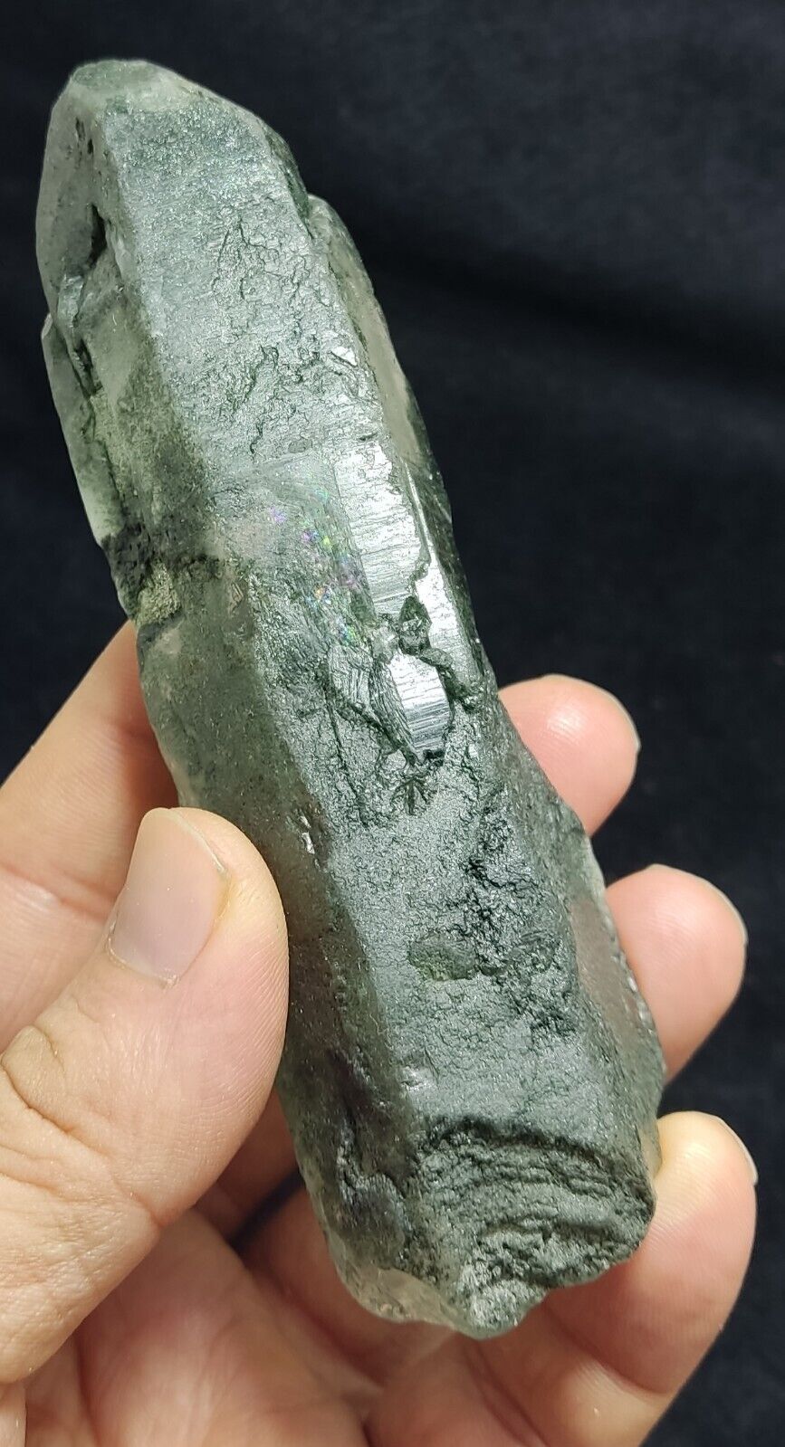 An Aesthetic Natural beautifully terminated chlorite Quartz specimen 260 grams