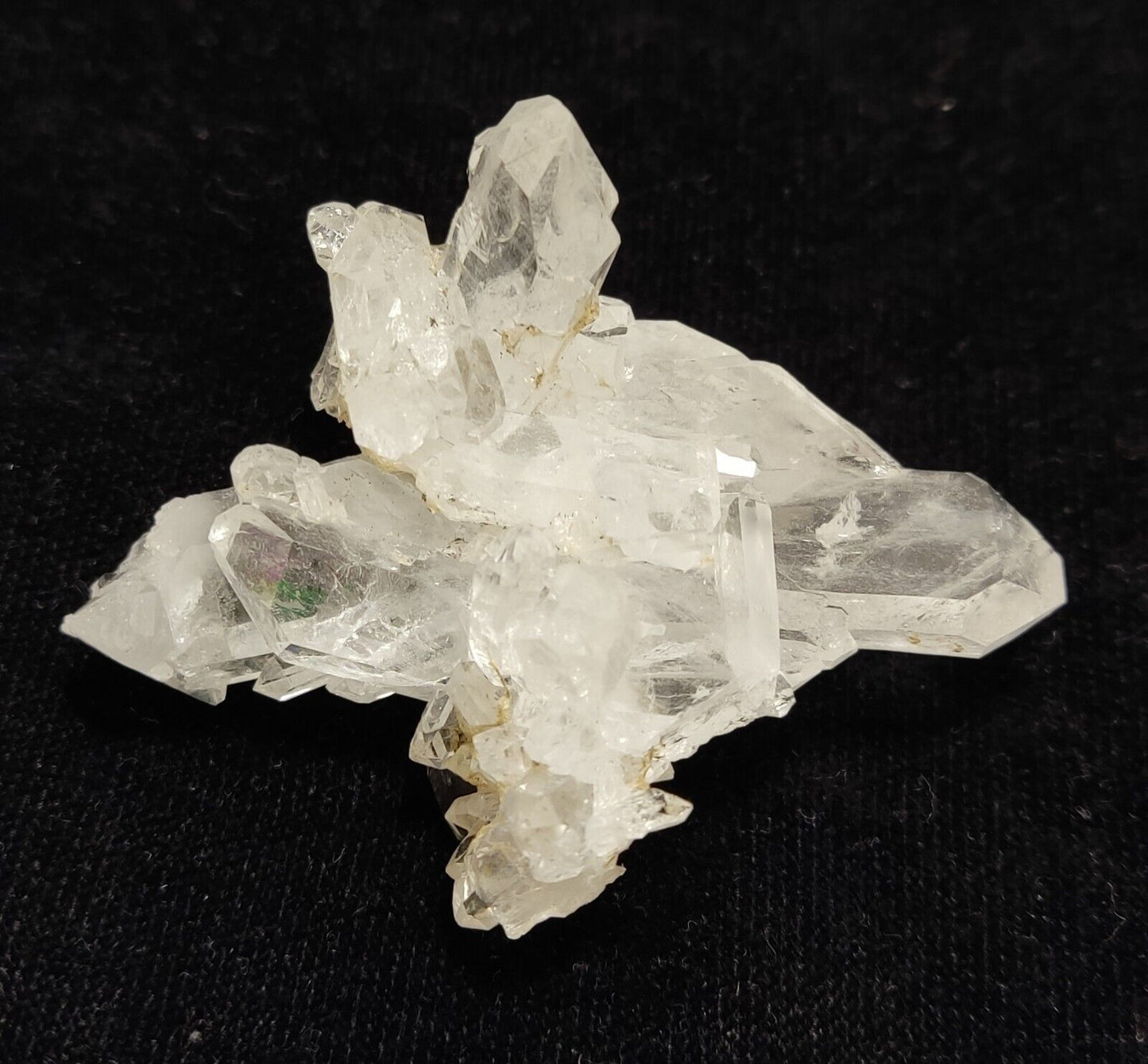 An Aesthetic Natural beautifully terminated Quartz cluster 28 grams