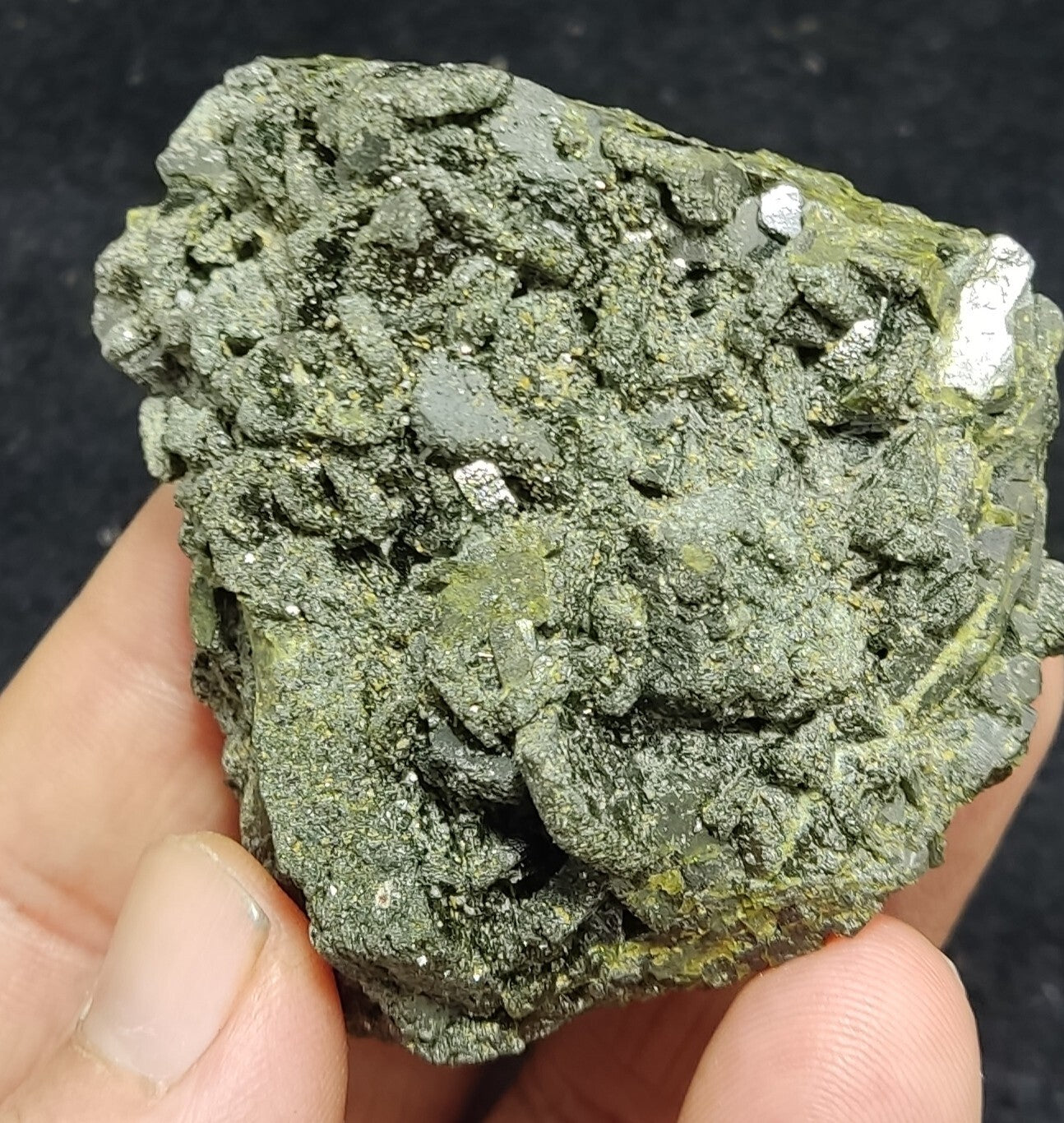An Aesthetic Natural terminated epidote crystal specimen 131 grams