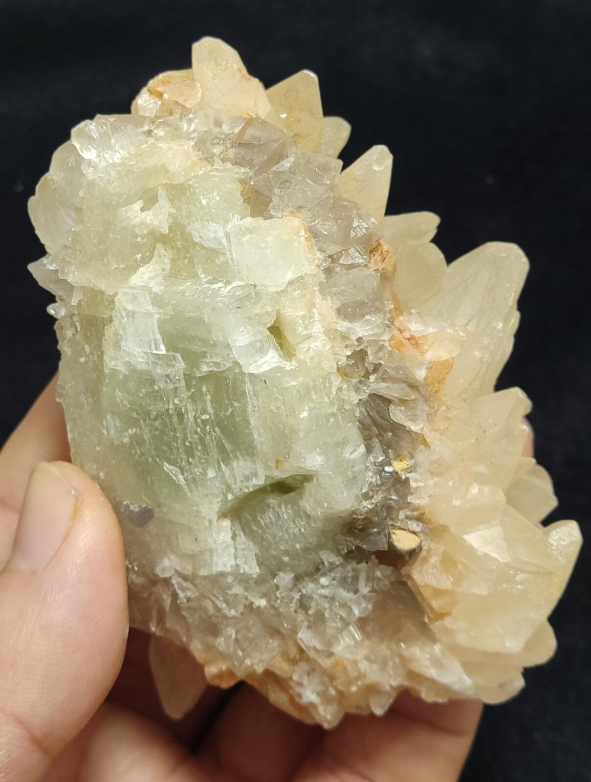 An Aesthetic Naturally terminated specimen of dogtooth calcite 252 grams