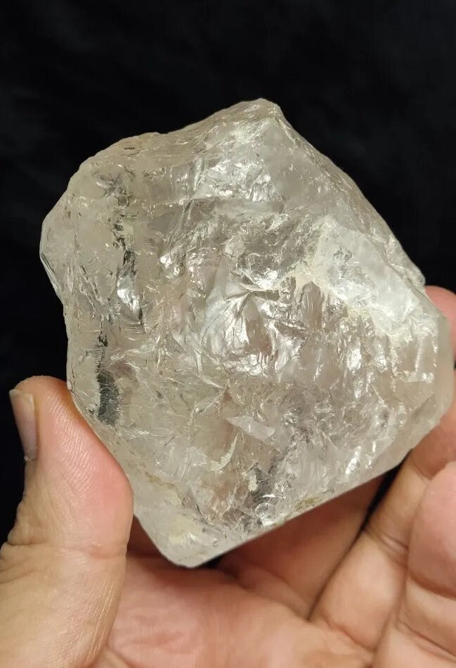 Natural Transparent Terminated Skeletal Like Quartz  397 grams