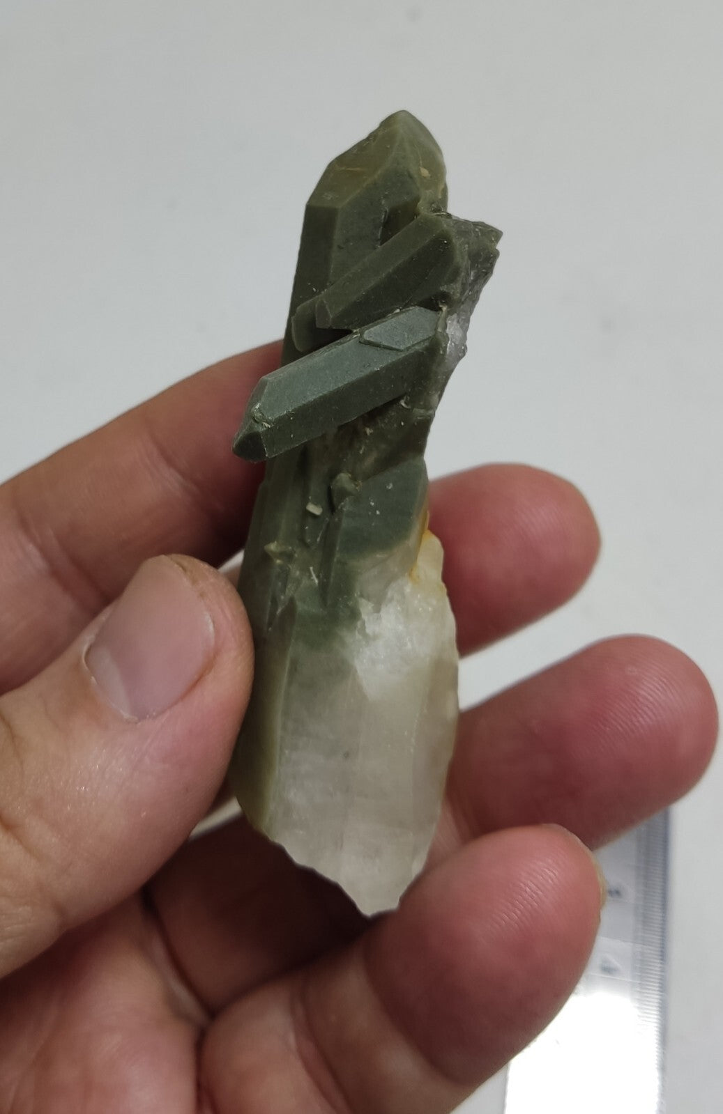An Aesthetic Natural beautifully terminated Chlorite Quartz specimen 52 grams