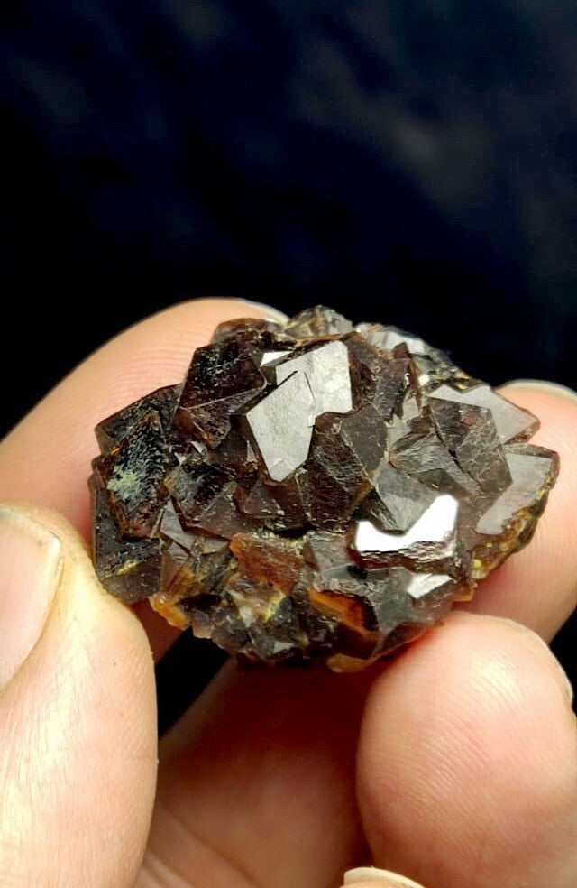 Natural Andradite Garnet Cluster 26 Grams