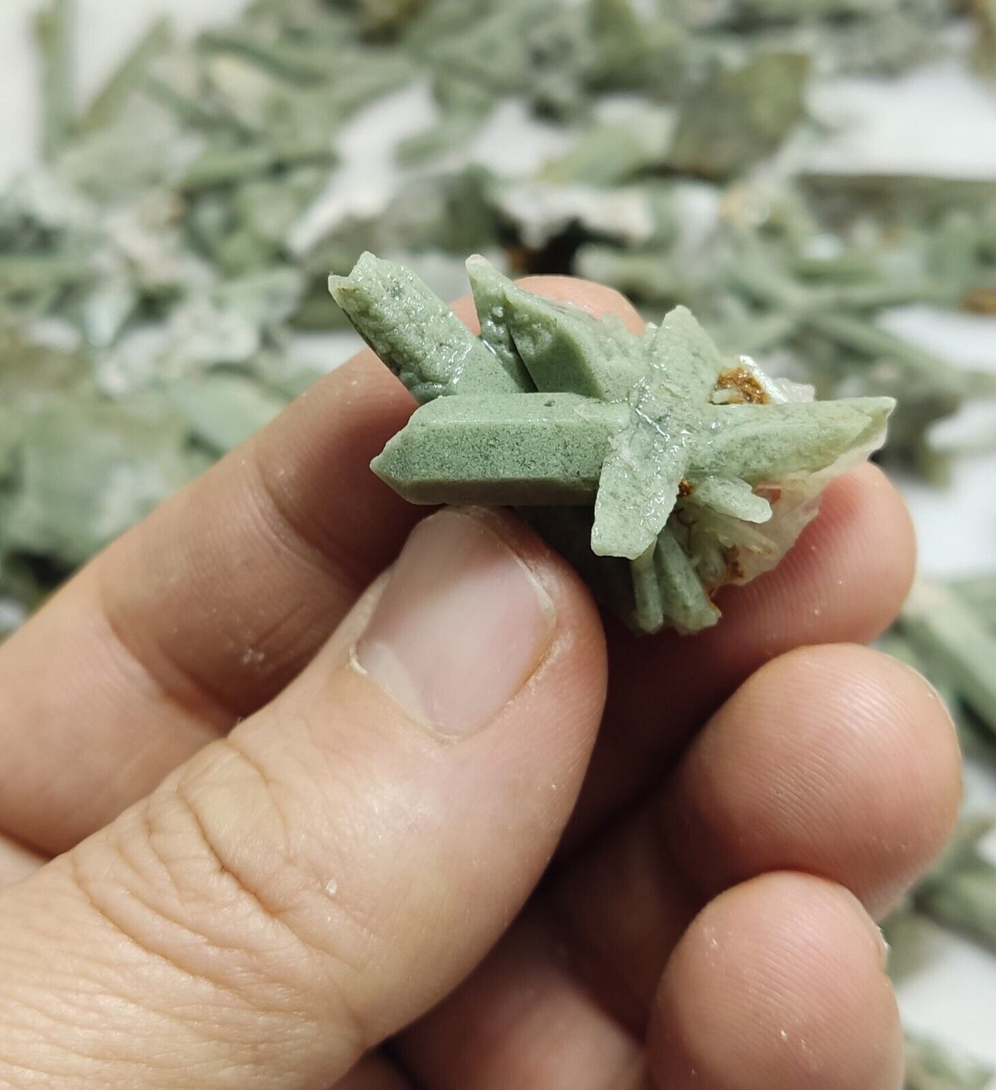 470 grams Chlorite Quartz crystals