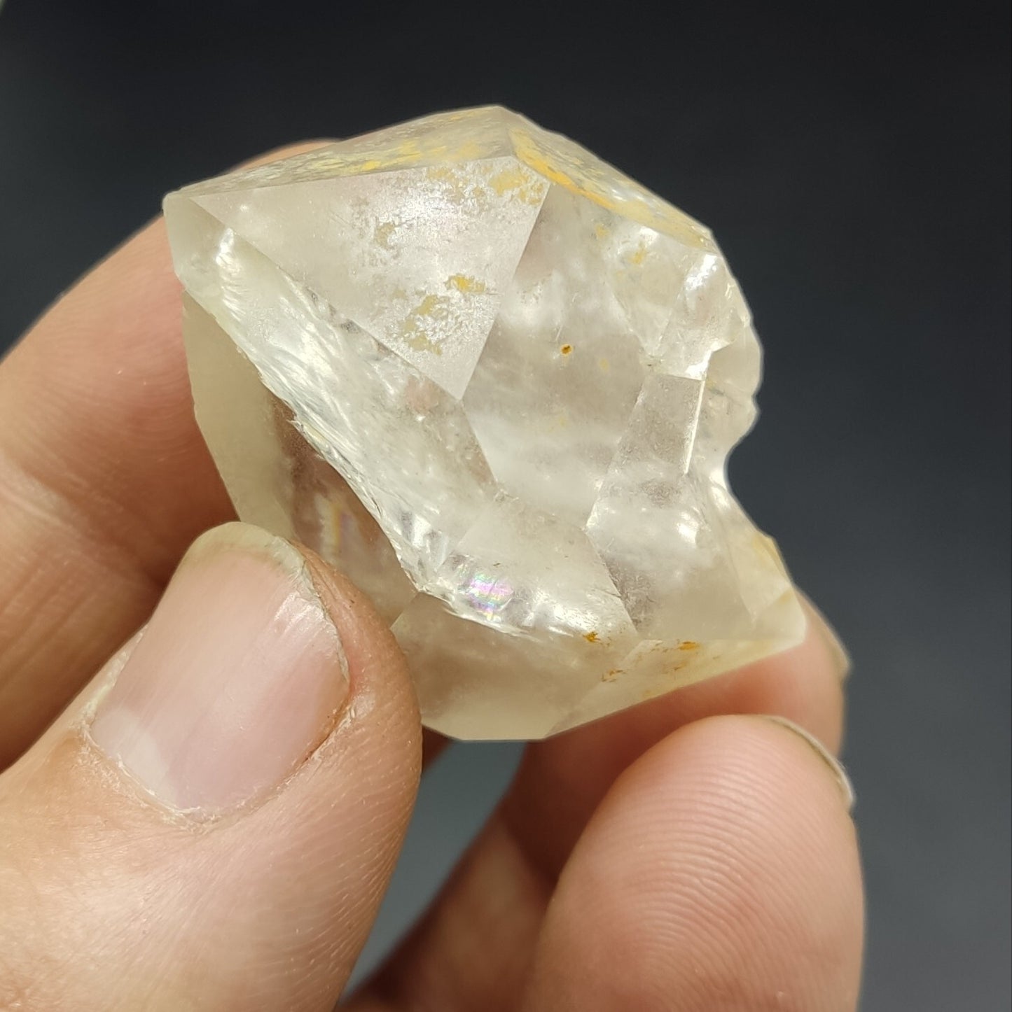 An Aesthetic gemmy double terminated Quartz crystal 33 grams