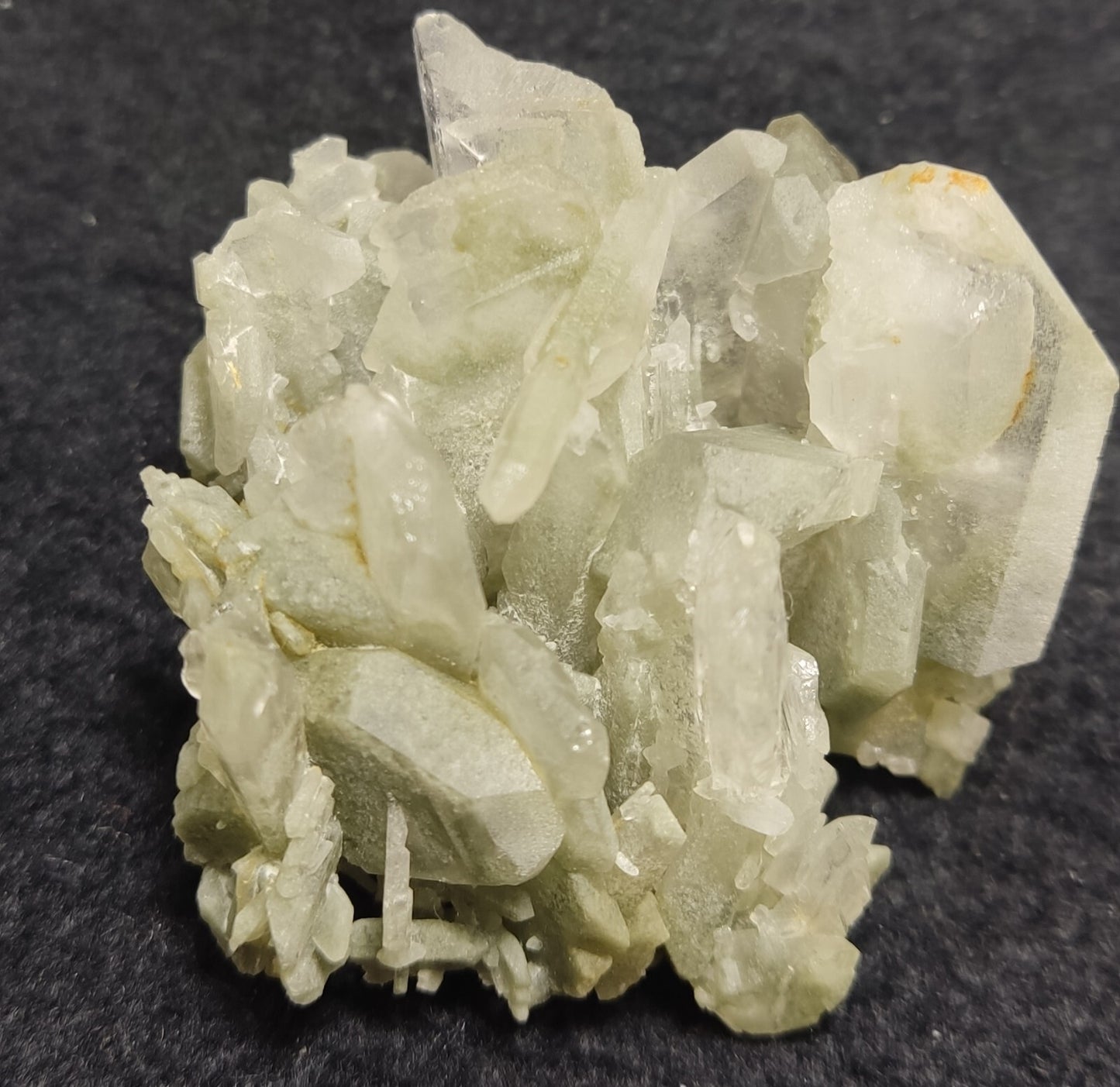 An Aesthetic specimen of chlorite Quartz cluster with brookite 62 grams