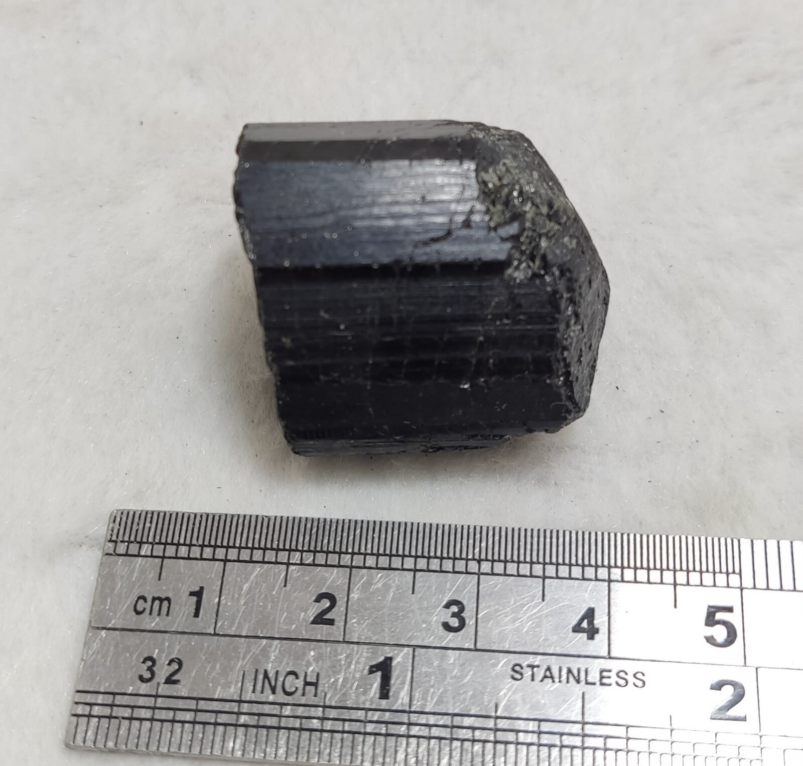 An amazing specimen of terminated black tourmaline 38 grams