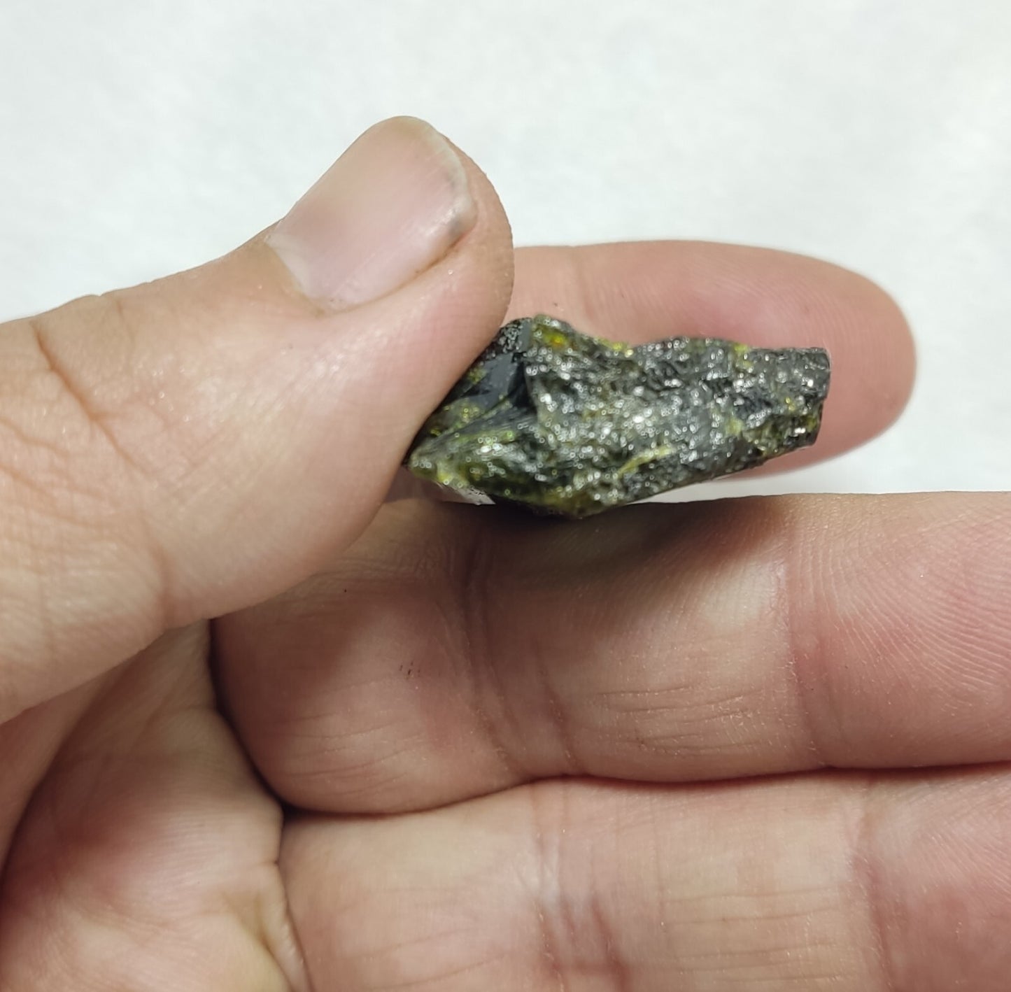 An Aesthetic specimen of epidote crystal 36 grams