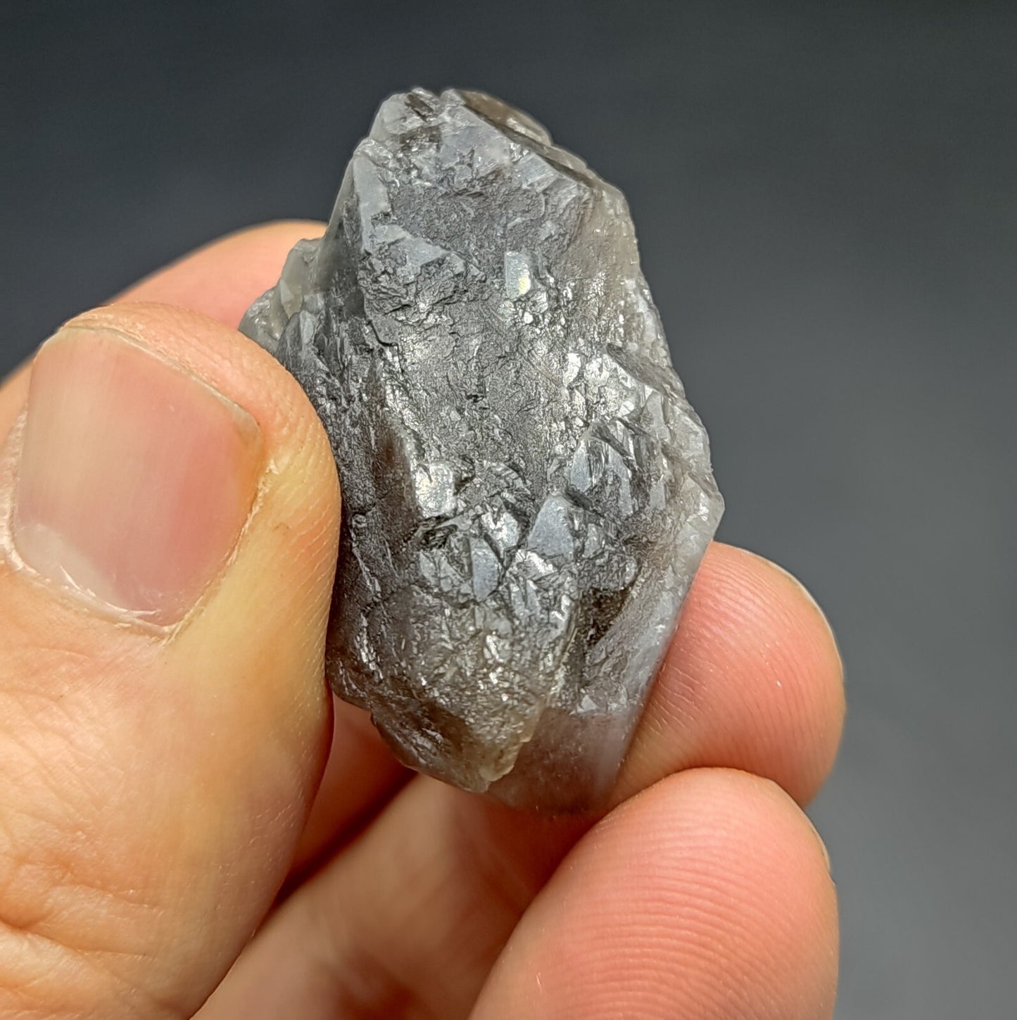 A very Aesthetic Natural terminated smoky Quartz crystal 23 grams