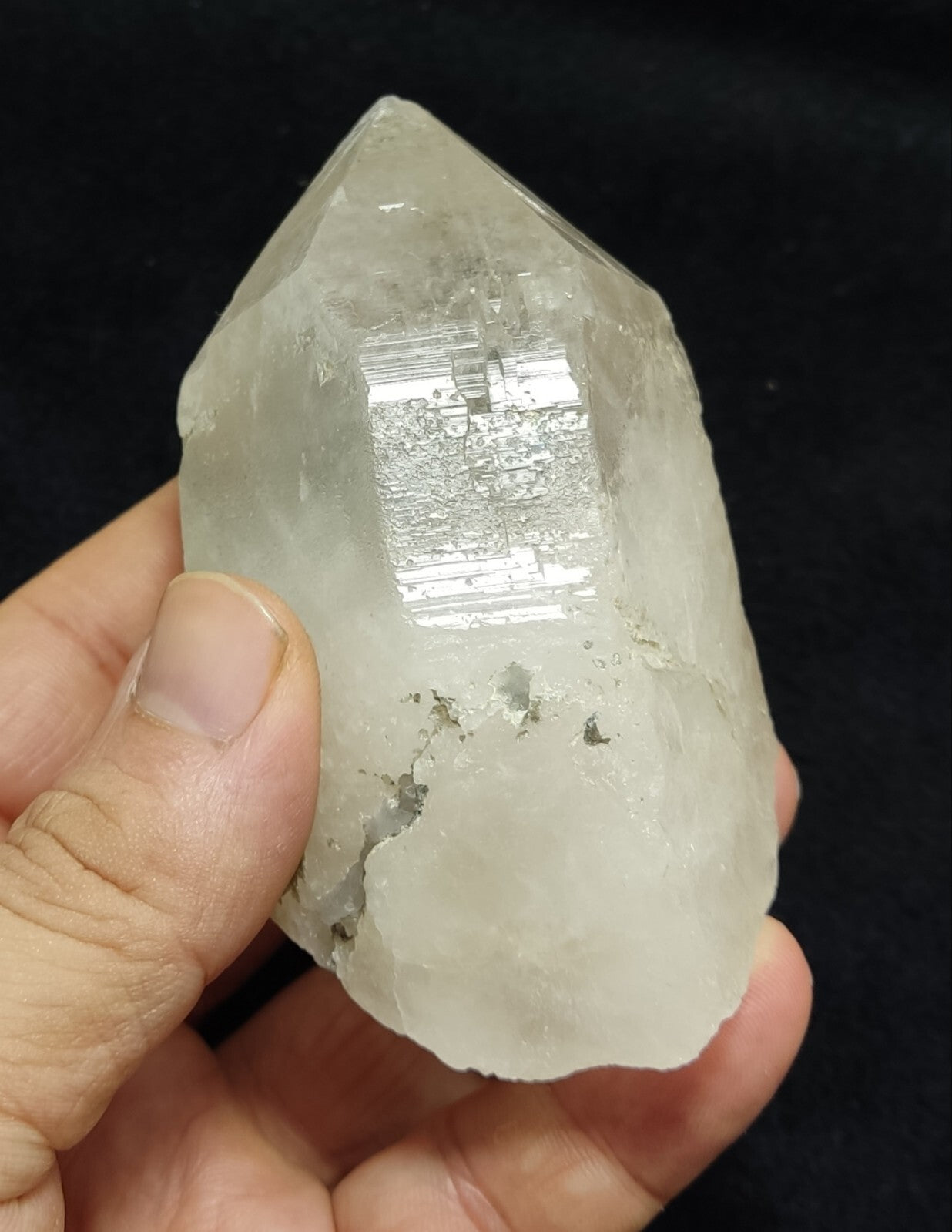 An Aesthetic Natural beautifully terminated Quartz specimen 334 grams